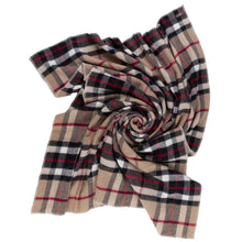 Load image into Gallery viewer, Highland Tweeds BIG Throw ~ Camel Thompson ~