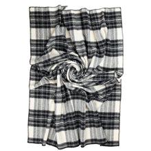 Load image into Gallery viewer, Highland Tweeds BIG Throw ~ Dress Grey Stewart ~