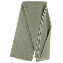Load image into Gallery viewer, Highland Tweeds BIG Throw ~ Evergreen Herringbone ~