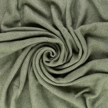 Load image into Gallery viewer, Highland Tweeds BIG Throw ~ Evergreen Herringbone ~