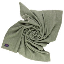 Load image into Gallery viewer, Highland Tweeds BIG Throw ~ Evergreen Herringbone ~