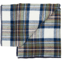 Load image into Gallery viewer, Highland Tweeds BIG Throw ~ Muted Blue Stewart ~