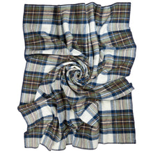 Load image into Gallery viewer, Highland Tweeds BIG Throw ~ Muted Blue Stewart ~