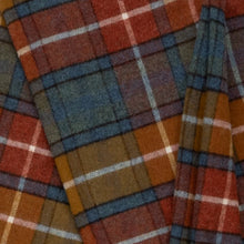 Load image into Gallery viewer, Highland Tweeds Shetland Lambswool Throw (Antique Buchanan)