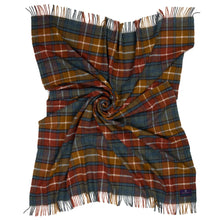 Load image into Gallery viewer, Highland Tweeds Shetland Lambswool Throw (Antique Buchanan)