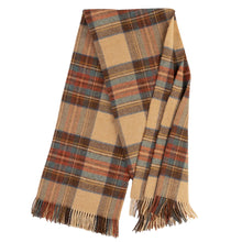 Load image into Gallery viewer, Highland Tweeds Shetland Lambswool Throw (Antique Dress Stewart)