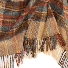 Load image into Gallery viewer, Highland Tweeds Shetland Lambswool Throw (Antique Dress Stewart)