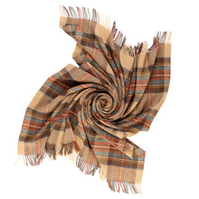 Load image into Gallery viewer, Highland Tweeds Shetland Lambswool Throw (Antique Dress Stewart)