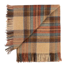 Load image into Gallery viewer, Highland Tweeds Shetland Lambswool Throw (Antique Dress Stewart)