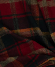 Load image into Gallery viewer, Highland Tweeds Shetland Lambswool Throw (Dark Maple)
