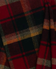 Load image into Gallery viewer, Highland Tweeds Shetland Lambswool Throw (Dark Maple)