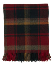 Load image into Gallery viewer, Highland Tweeds Shetland Lambswool Throw (Dark Maple)