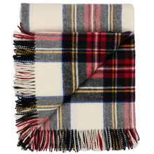 Load image into Gallery viewer, Highland Tweeds Shetland Lambswool Throw (Dress Stewart)