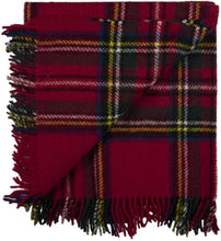 Load image into Gallery viewer, Prince of Scots Highland Tweed Pure New Wool Throw ~ Royal Stewart ~