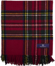 Load image into Gallery viewer, Prince of Scots Highland Tweed Pure New Wool Throw ~ Royal Stewart ~