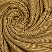 Load image into Gallery viewer, Southampton Home Merino Wool Herringbone Throw (Gold)
