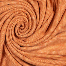Load image into Gallery viewer, Southampton Home Merino Wool Herringbone Throw (Heirloom Tomato)