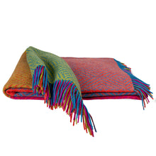 Load image into Gallery viewer, Southampton Home Merino Wool Geometric Block Throw (Brilliant)