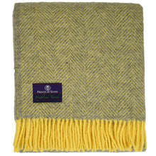 Load image into Gallery viewer, Highland Tweed Herringbone Pure New Wool Throw ~ Finch ~-Throws and Blankets-Prince of Scots-634934466146-K4050030-015-Prince of Scots