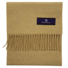 Load image into Gallery viewer, Prince of Scots Fringed Merino Wool Scarf (Cream)-scarf-Prince of Scots-PrinceCream-810032759827-Prince of Scots
