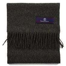 Load image into Gallery viewer, Prince of Scots Fringed Merino Wool Scarf (Grey)-scarf-Prince of Scots-PrinceGrey-810032759797-Prince of Scots