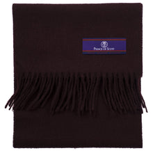 Load image into Gallery viewer, Prince of Scots Fringed Merino Wool Scarf (Merlot)-scarf-Prince of Scots-PrinceMerlot-810032759780-Prince of Scots