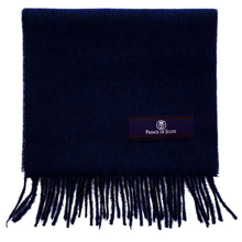 Load image into Gallery viewer, Prince of Scots Fringed Merino Wool Scarf (Royal)-scarf-Prince of Scots-PrinceRoyal-810032759803-Prince of Scots