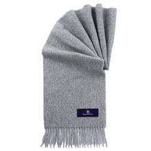 Load image into Gallery viewer, Prince of Scots Fringed Merino Wool Scarf (Silver)-scarf-Prince of Scots-PrinceSilver-810032759841-Prince of Scots