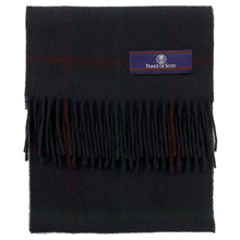 Load image into Gallery viewer, Prince of Scots Heritage Plaid Fringed Merino Wool Scarf (Cumbria Blue)-scarf-Prince of Scots-HScarfW12-810032759919-Prince of Scots
