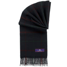 Load image into Gallery viewer, Prince of Scots Heritage Plaid Fringed Merino Wool Scarf (Cumbria Blue)-scarf-Prince of Scots-HScarfW12-810032759919-Prince of Scots