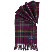 Load image into Gallery viewer, Prince of Scots Heritage Plaid Fringed Merino Wool Scarf (Stewart Vintage)-scarf-HScarfD03-810032759865-Prince of Scots-Prince of Scots
