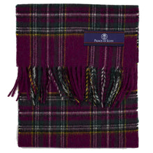 Load image into Gallery viewer, Prince of Scots Heritage Plaid Fringed Merino Wool Scarf (Stewart Vintage)-scarf-HScarfD03-810032759865-Prince of Scots-Prince of Scots