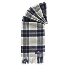 Load image into Gallery viewer, Prince of Scots Heritage Plaid Fringed Merino Wool Scarf (Stirling Silver)-scarf-Prince of Scots-HScarf8701-810032752248-Prince of Scots