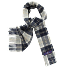 Load image into Gallery viewer, Prince of Scots Heritage Plaid Fringed Merino Wool Scarf (Stirling Silver)-scarf-Prince of Scots-HScarf8701-810032752248-Prince of Scots