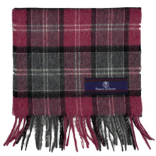 Load image into Gallery viewer, Prince of Scots Heritage Plaid Fringed Merino Wool Scarf (Windermere Red)-scarf-HScarfU11-810032759896-Prince of Scots-Prince of Scots