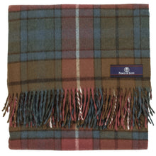 Load image into Gallery viewer, Prince of Scots Highland Tartan Tweed Merino Wool Throw ~ Antique Buchanan~-Throws and Blankets-Prince of Scots-Prince of Scots