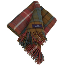 Load image into Gallery viewer, Prince of Scots Highland Tartan Tweed Merino Wool Throw ~ Antique Buchanan~-Throws and Blankets-Prince of Scots-Prince of Scots