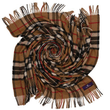 Load image into Gallery viewer, Prince of Scots Highland Tartan Tweed Merino Wool Throw ~ Camel Thompson ~-Prince of Scots-Prince of Scots