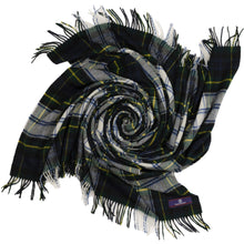 Load image into Gallery viewer, Prince of Scots Highland Tartan Tweed Merino Wool Throw ~ Dress Gordon ~-Throws and Blankets-Prince of Scots-Prince of Scots