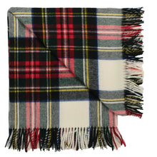 Load image into Gallery viewer, Prince of Scots Highland Tartan Tweed Merino Wool Throw ~ Dress Stewart ~-Prince of Scots-Prince of Scots