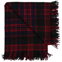 Load image into Gallery viewer, Prince of Scots Highland Tartan Tweed Merino Wool Throw ~ Macdonald ~-Throws and Blankets-Prince of Scots-Prince of Scots