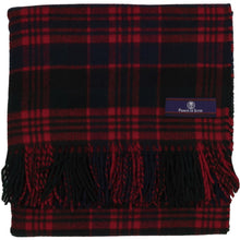 Load image into Gallery viewer, Prince of Scots Highland Tartan Tweed Merino Wool Throw ~ Macdonald ~-Throws and Blankets-Prince of Scots-Prince of Scots