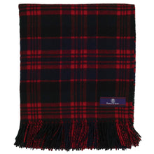 Load image into Gallery viewer, Prince of Scots Highland Tartan Tweed Merino Wool Throw ~ Macdonald ~-Throws and Blankets-Prince of Scots-Prince of Scots