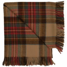 Load image into Gallery viewer, Prince of Scots Highland Tweed Merino Wool Throw ~ Antique Dress Stewart ~-Throws and Blankets-Prince of Scots-00810032750527-J400014-Prince of Scots