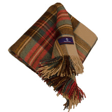 Load image into Gallery viewer, Prince of Scots Highland Tweed Merino Wool Throw ~ Antique Dress Stewart ~-Throws and Blankets-Prince of Scots-00810032750527-J400014-Prince of Scots