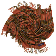 Load image into Gallery viewer, Prince of Scots Highland Tweed Merino Wool Throw ~ Antique Royal Stewart ~-Throws and Blankets-Prince of Scots-00810032750657-J400002-Prince of Scots