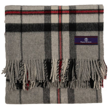 Load image into Gallery viewer, Prince of Scots Highland Tweed Merino Wool Throw ~ Grey Thompson ~-Throws and Blankets-Prince of Scots-00810032750503-J400015-Prince of Scots