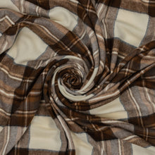 Load image into Gallery viewer, Prince of Scots Highland Tweed Merino Wool Throw ~ Natural Dress Stewart ~-Throws and Blankets-Prince of Scots-00810032750664-J400013-Prince of Scots