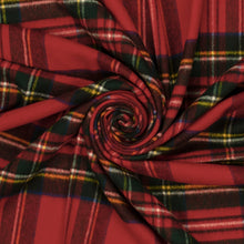 Load image into Gallery viewer, Prince of Scots Highland Tweed Merino Wool Throw ~ Royal Stewart ~-Throws and Blankets-Prince of Scots-00810032750534-J400018-Prince of Scots