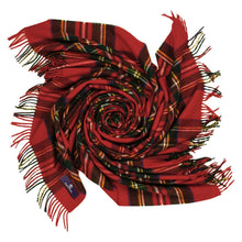 Load image into Gallery viewer, Prince of Scots Highland Tweed Merino Wool Throw ~ Royal Stewart ~-Throws and Blankets-Prince of Scots-00810032750534-J400018-Prince of Scots